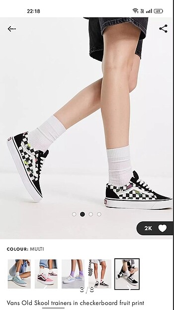 37 Beden VANS OLD SKOOL KADIN AYAKKABI