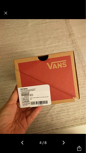 37 Beden siyah Renk VANS OLD SKOOL KADIN AYAKKABI