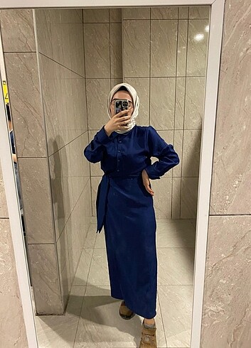 Yandan bağlamalı etek gömllek takım