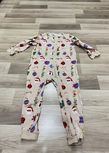 3 Yaş Beden Çocuk noel Uzun Kollu tulum