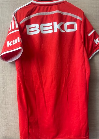 m Beden kırmızı Renk Adidas Kırmızı V-Yaka Kısa Kollu Forma