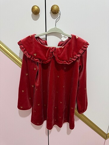 24-36 Ay Beden H&M bebe yaka kız cocuk elbise
