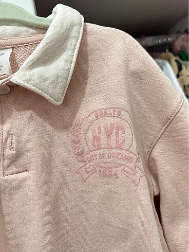 H&M Kolej bebe yaka elbise