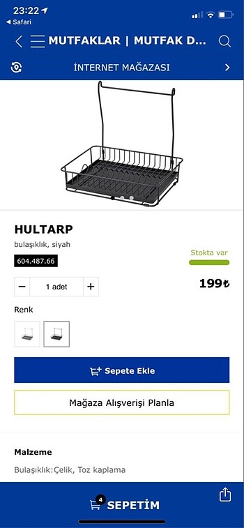 Ikea bulaşıklık