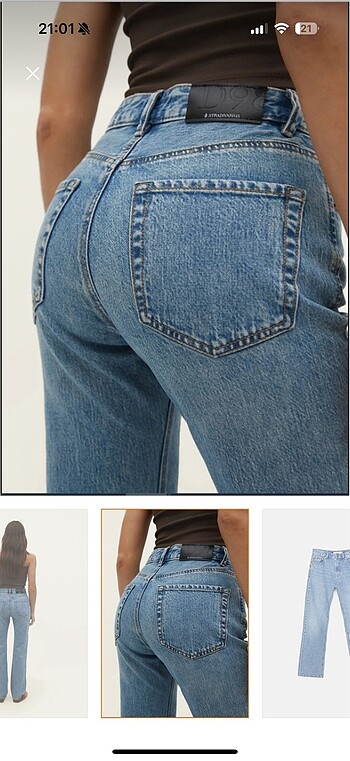 s Beden mavi Renk stradivarius d96 jean