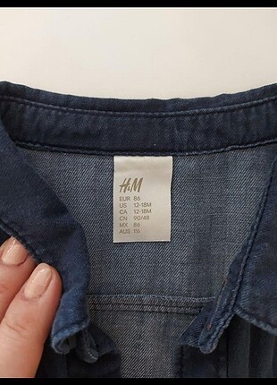 12-18 Ay Beden H&M çocuk gömlek Zara cift tarafli mont