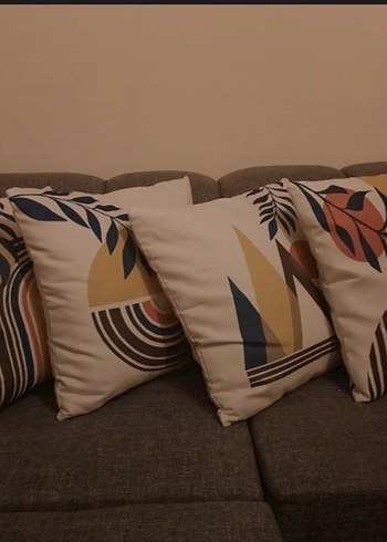 Diğer Çok Renkli Baskılı Modern bohem Dekoratif Kırlent Kılıfları