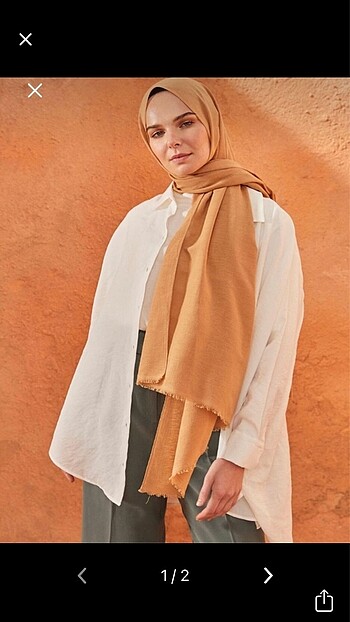 Freshscarfs pamuk-keten şal