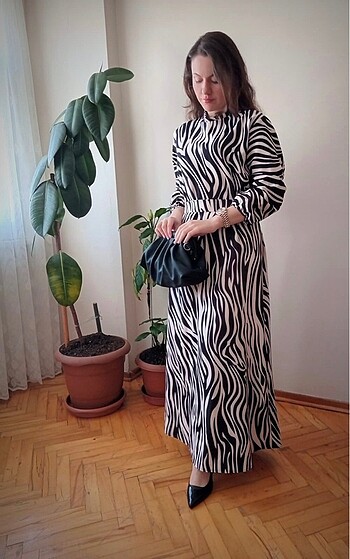 diğer Beden Zebra elbise