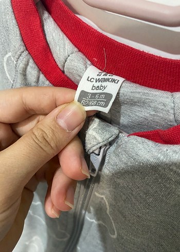 Gri Fermuarlı Bebek Tulum - Görsel 4