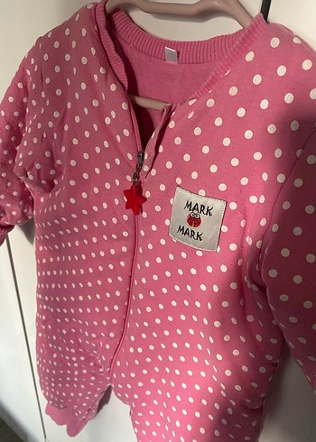 Pembe Puantiyeli Bebek Tulumu - Görsel 7