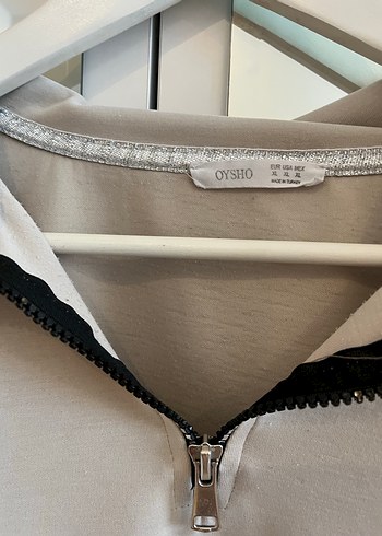 Bej Yarım Fermuarlı Kadın Sweatshirt - Görsel 3