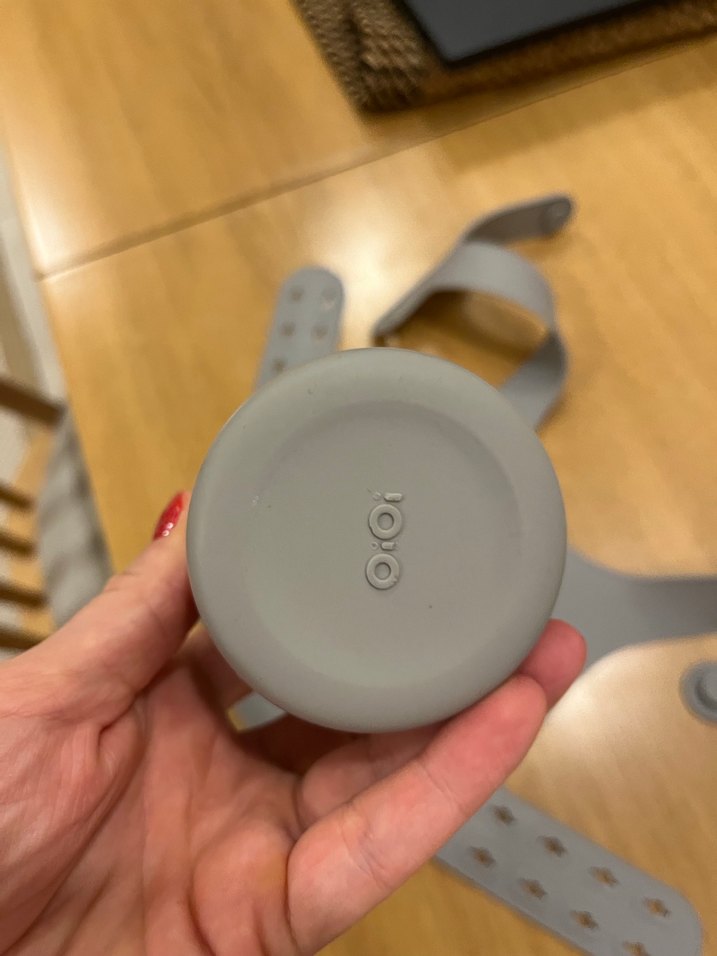 Gri Baskılı Bebek Önlüğü - Görsel 3