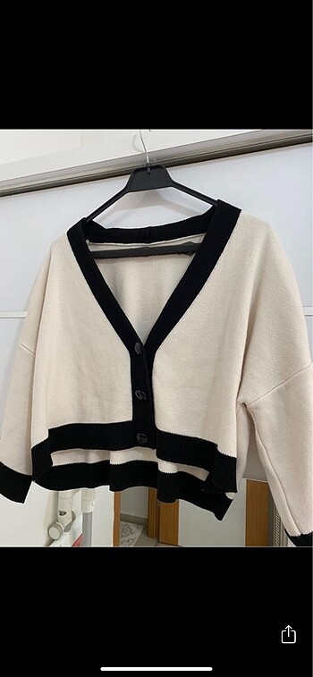 Crop hırka