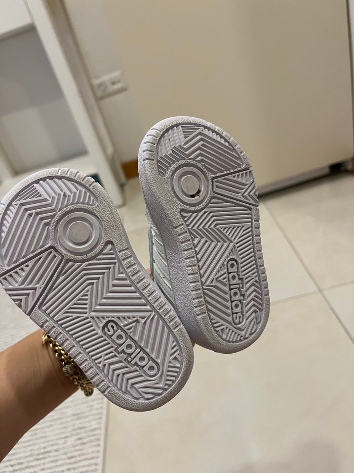 Beyaz Erkek Çocuk Spor Ayakkabı adidas - Görsel 4