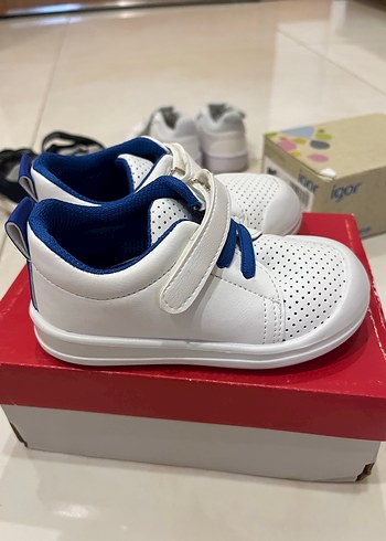 Beyaz Erkek Çocuk Spor Ayakkabı polaris - Görsel 3