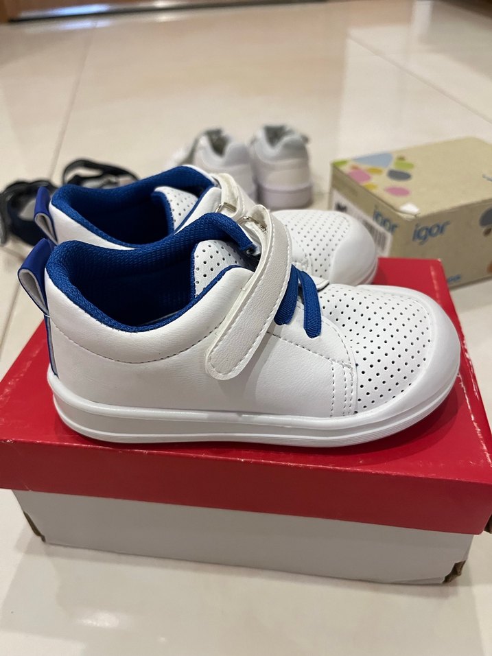 Beyaz Erkek Çocuk Spor Ayakkabı polaris - Görsel 3