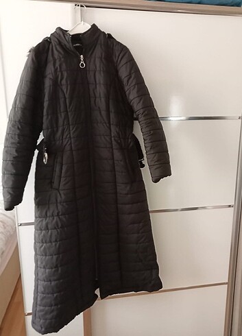 xl Beden siyah Renk Şişme mont
