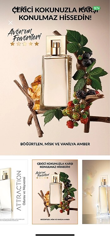 Avon Avon Attraction Kadın Parfüm 50 ml
