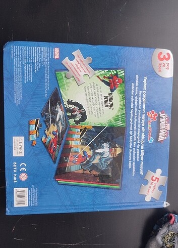 Örümcek adam yapboz kitabı - Görsel 2