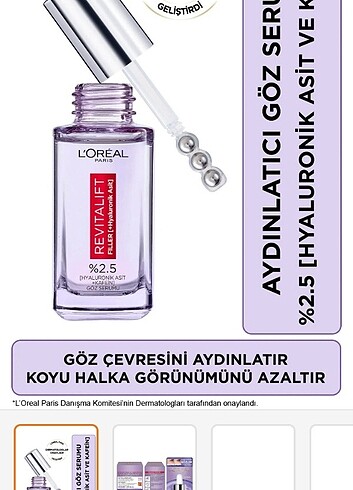 Loreal paris göz serumu