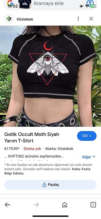 Crop tişört