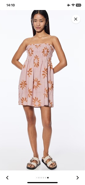 Pull&Bear Keten elbise