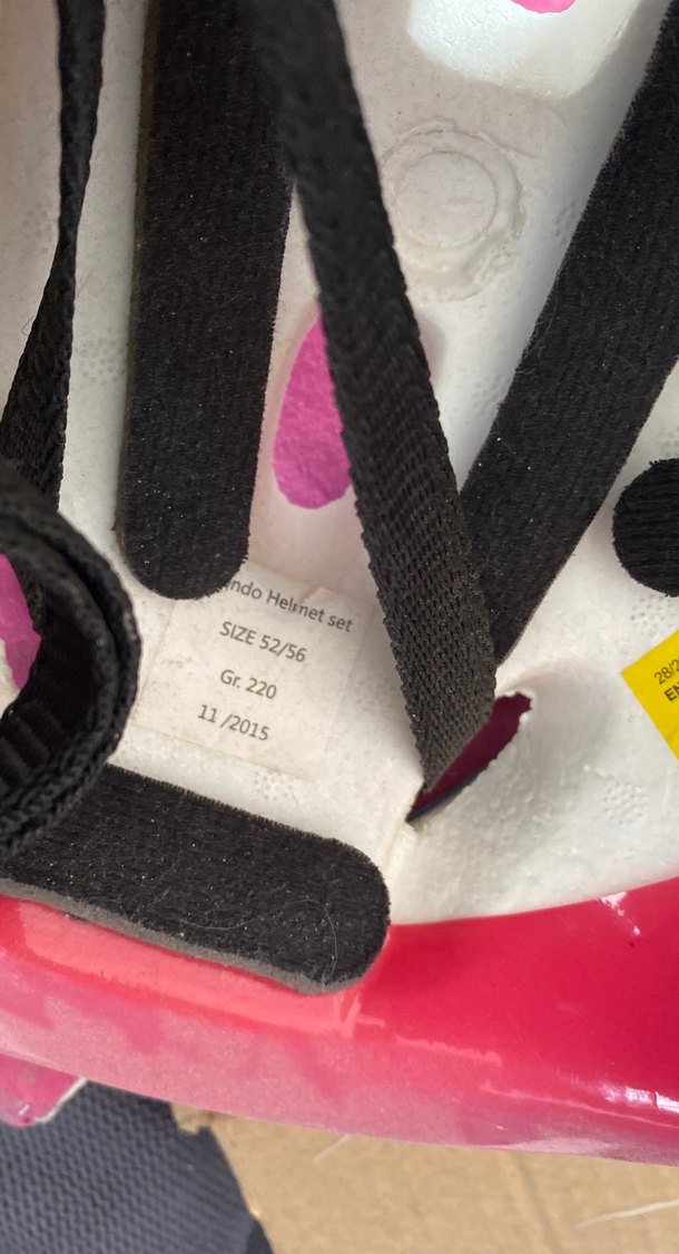 Mavi Desenli Kız Çocuk Bisiklet Kaskı - Görsel 2