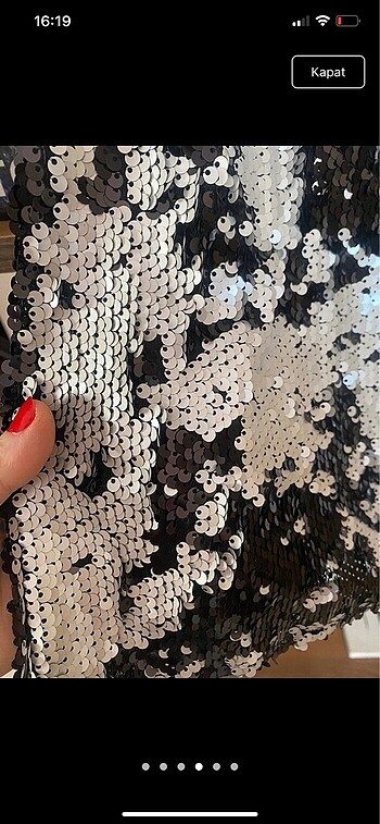 Zara zara pullu etek
