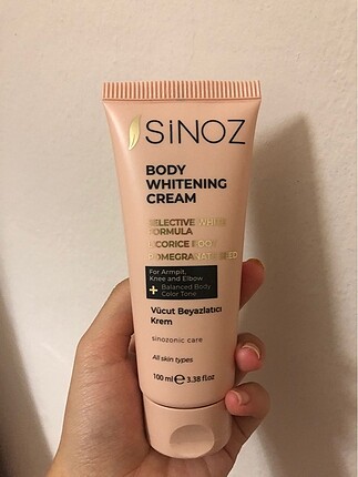 Sinoz beyazlarıcı krem