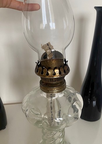 Siyah Cam Gaz Lambası - Görsel 6