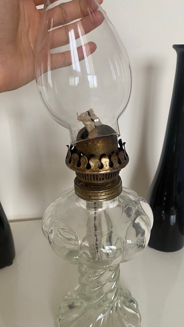 Siyah Cam Gaz Lambası - Görsel 5