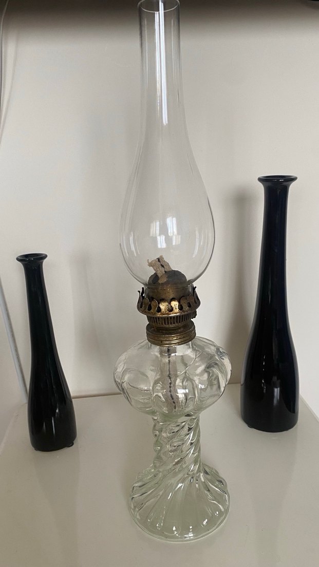 Siyah Cam Gaz Lambası - Görsel 2
