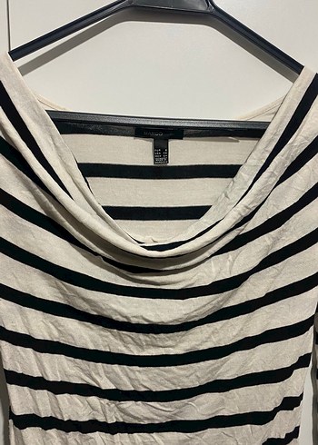 Mango Çizgili Uzun Kollu Bluz - Görsel 3