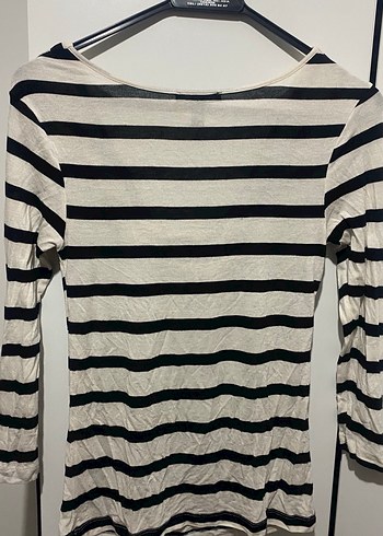 Mango Çizgili Uzun Kollu Bluz - Görsel 4