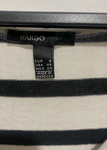 Mango Çizgili Uzun Kollu Bluz - Görsel 2