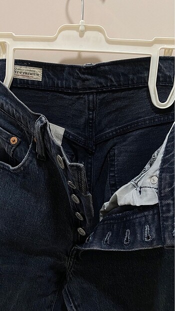 34 Beden gri Renk Levi?s cropped jean