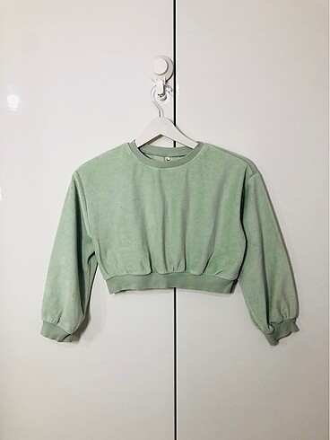 Defacto Kız Çocuk Yeşil Sweat