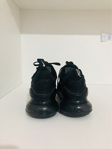 35,5 Beden siyah Renk Nike air270 siyah spor ayakkabı orijinal