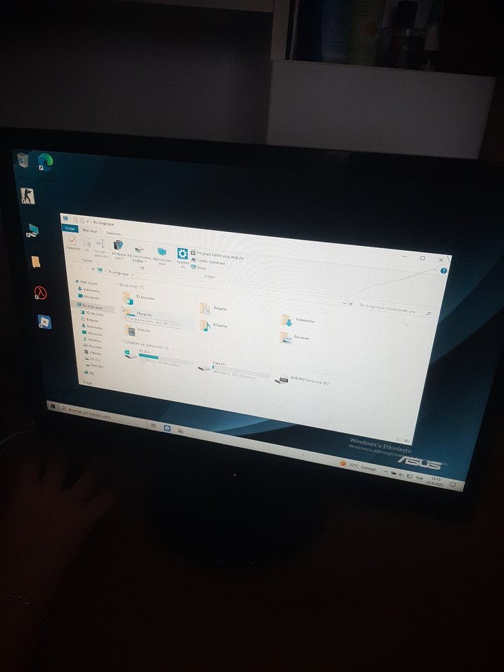 Siyah Bilgisayar Monitörü - Görsel 3