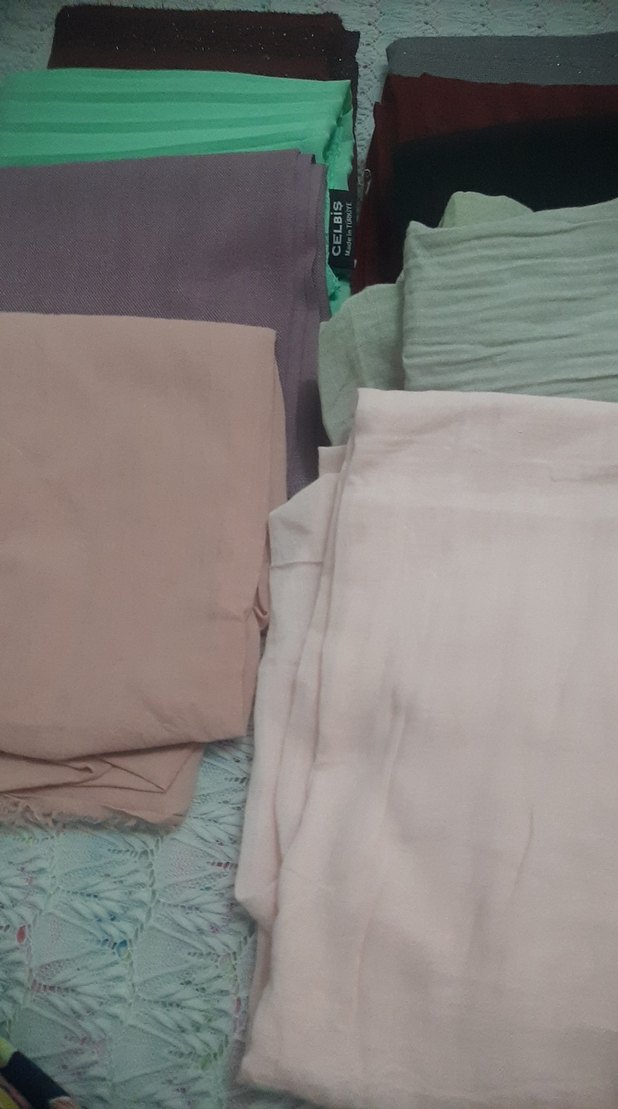 Kadın Piliseli Pastel Renkli Bohem Şal - Görsel 5