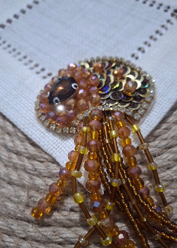 kahve sunum peçetesi İşlemeli - Görsel 2