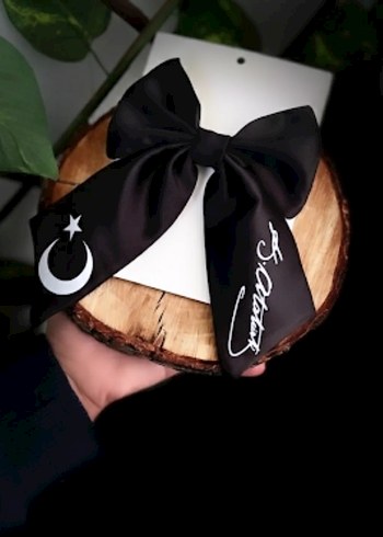 Atatürk ve bayrak temalı Fiyonk Saç Tokası - Görsel 3