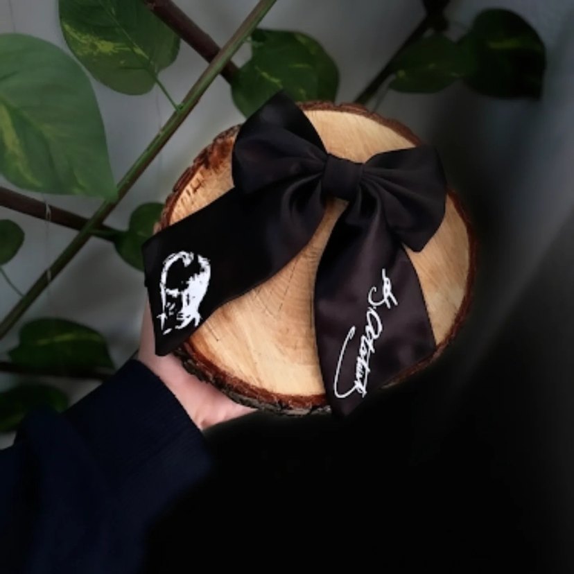 Atatürk ve bayrak temalı Fiyonk Saç Tokası - Görsel 4