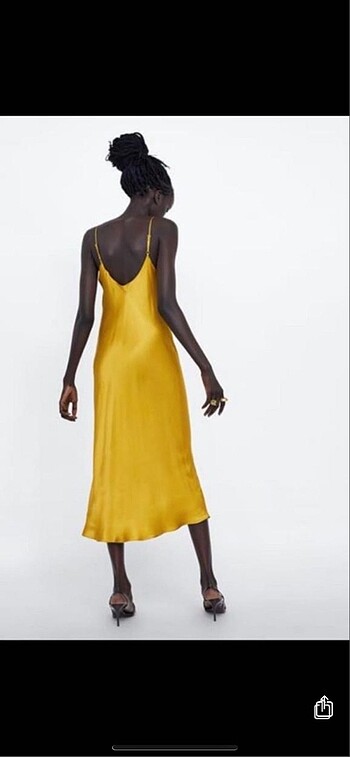 Zara Zara saten elbise