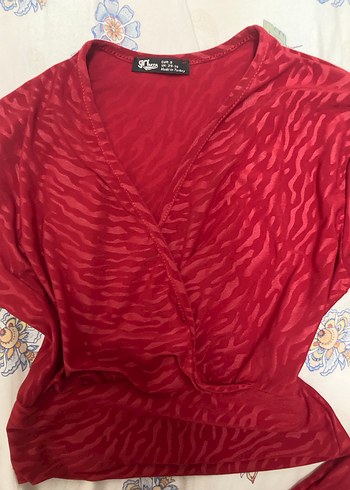 Kırmızı bluz - Görsel 2