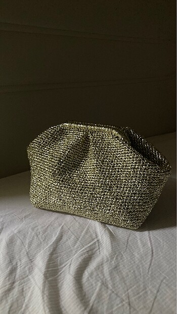 ipekyol Gold clutch çanta