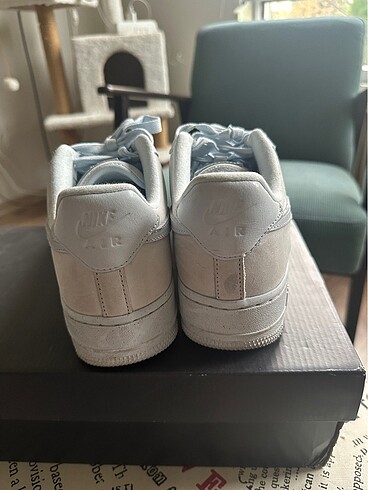 38,5 Beden mavi Renk Nike AirForce 1 ?07PRM BLUE TİNT