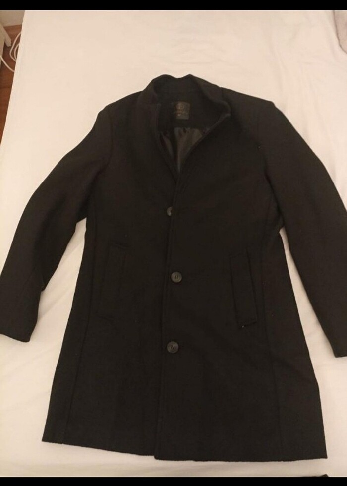 Erkek kaşe kaban mont  - Görsel 2