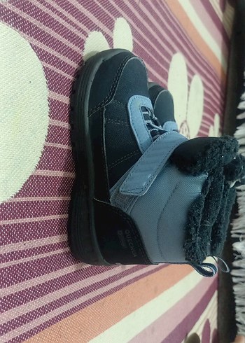 Erkek Çocuk Gri Mavi Cırtlı Bot - Görsel 3